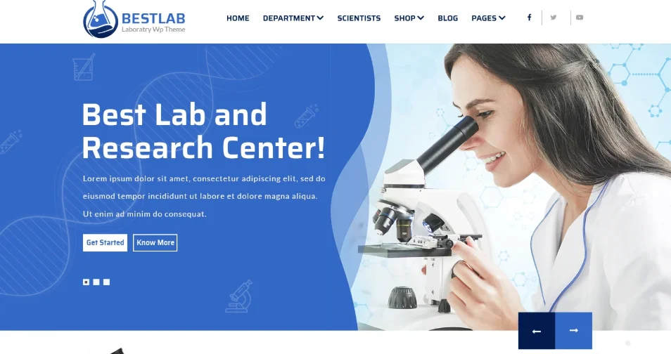 Healthcare Lab Theme